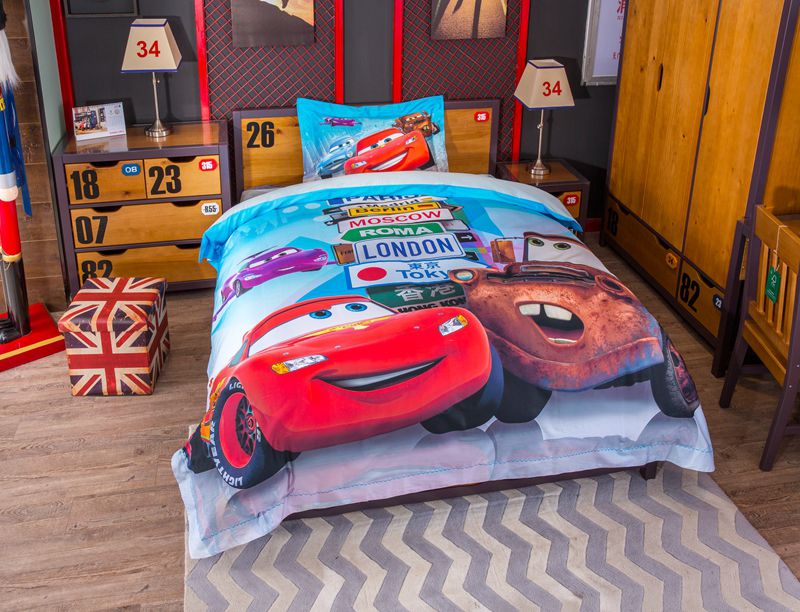 Disney Cars And Trucks Bedding Set Twin, Bed Comforters Twin Size