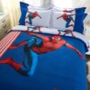 Fashionable Blue Color Spider Man Bedding Set 5