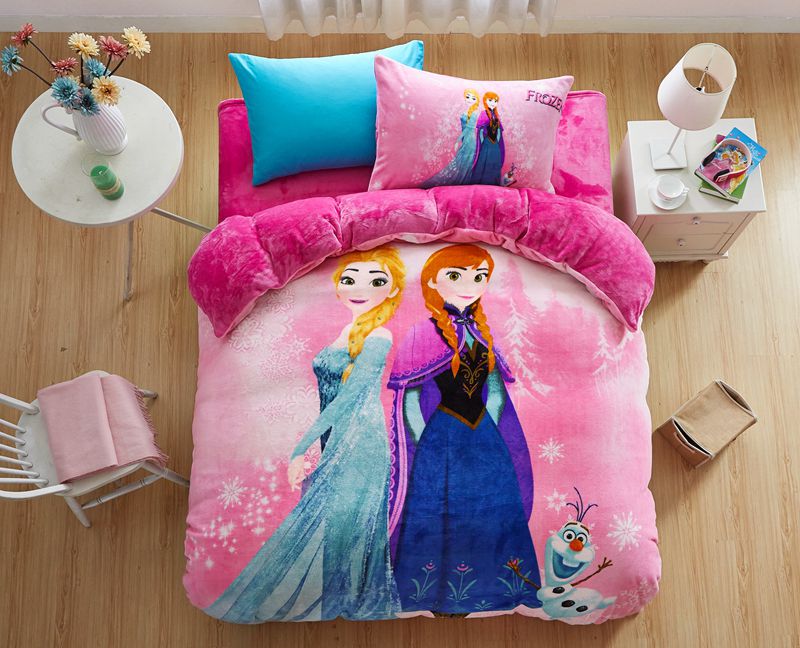 Frozen Elsa Anna Olaf Childrens Bedding Set