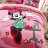 Girls Minnie Mouse Bedding Set Twin Queen Size 2