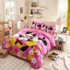 Kids Mickey Minnie Mouse Pink Bedding Set 1