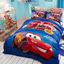 Kids Racing Car Movie Bedding Set