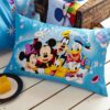 Light Sky Blue Color Mickey and Friends Bedding Set 5