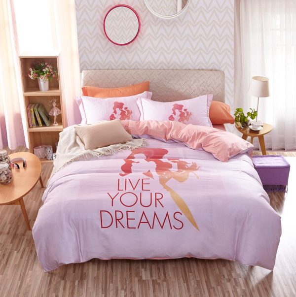 Live Your Dreams Disney Princess Bedding Set 2