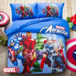 Marvel Avengers Kids Cartoon Bedding Set