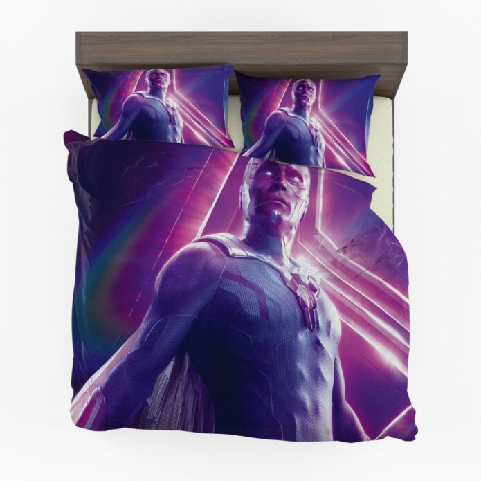 Marvel Comics Vision Paul Bettany Infinity War Bedding Set