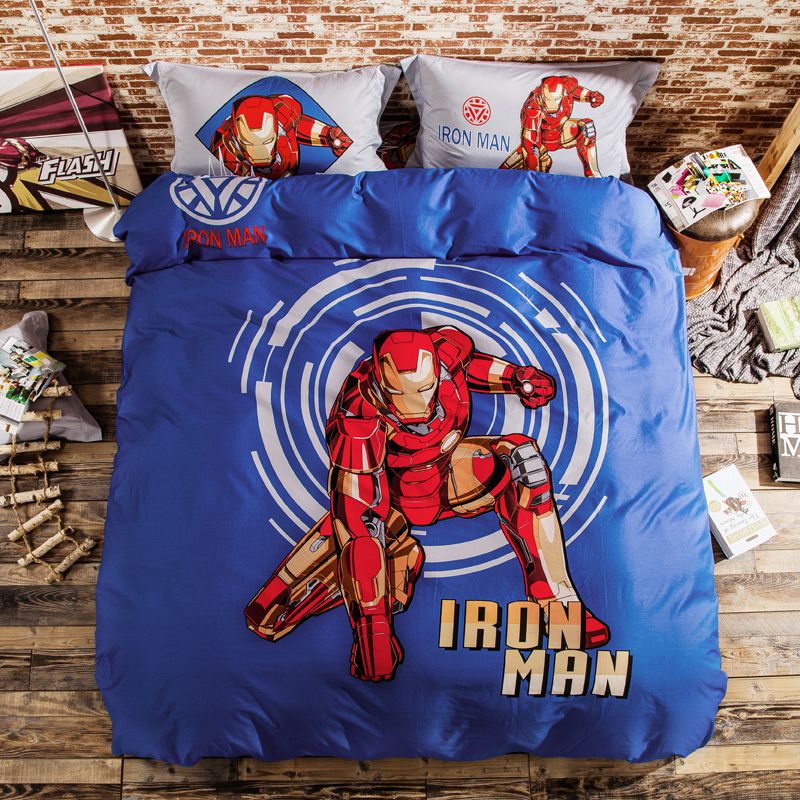 Marvel Iron Man 3 Comic Bedding Set, Iron Man Duvet Cover