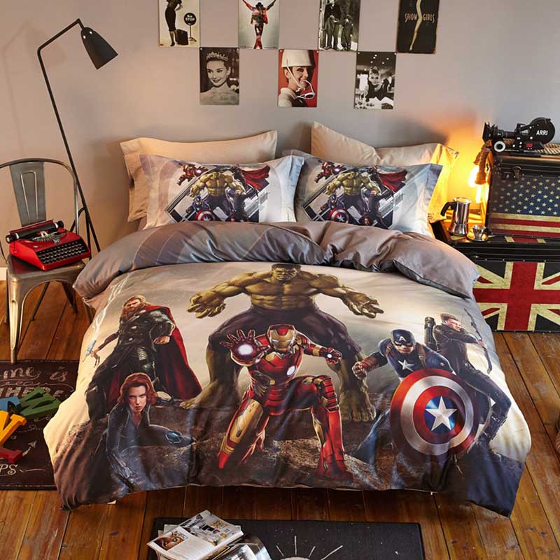 Details about   Avengers Marvel Bed Cover Children Bedding 140/160 X 200 CM 