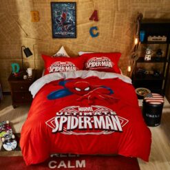 Marvel Ultimate Spider Man Red Color Teen Boys Bedding Set