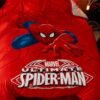 Marvel Ultimate Spider Man Red Color Teen Boys Bedding Set 3