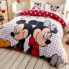 Mickey Minnie Mouse Polka Dot Bedding Set 3