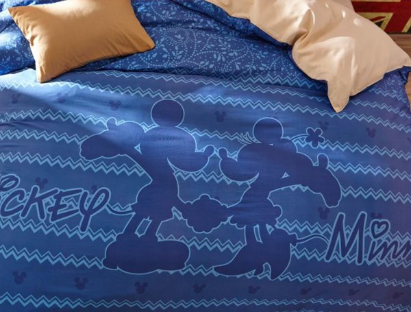 Mickey Mouse Chevron Navy Color Bedding Set 5