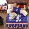 Mickey Mouse Silhouette Checkered Pattern Bedding Set 2