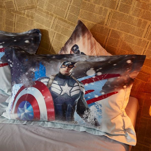 Mindblowing Captain America Comforter Set 4