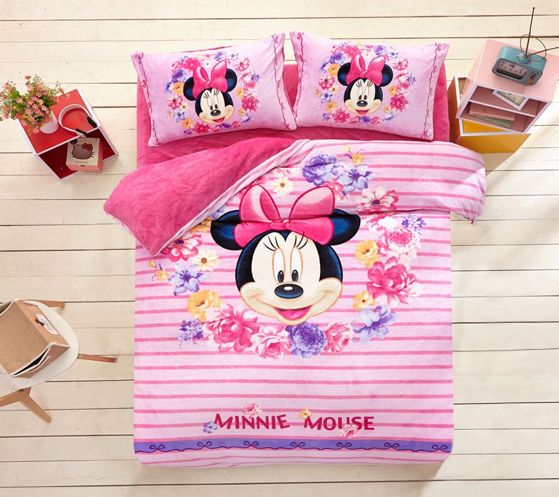 Minnie Mouse Pink Kids Bedding Sets For, Minnie Mouse Twin Bedding Canada