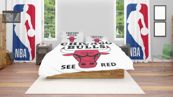 NBA Chicago Bulls Bedding Comforter Set 3
