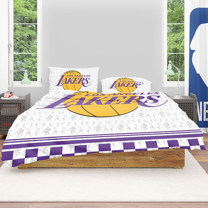 Los Angeles Lakers Fleece Fabric Toilet Seat Cover Set -  Norway