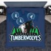 NBA Minnesota Timberwolves Bedding Comforter Set 3