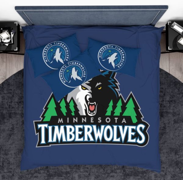 NBA Minnesota Timberwolves Bedding Comforter Set 3