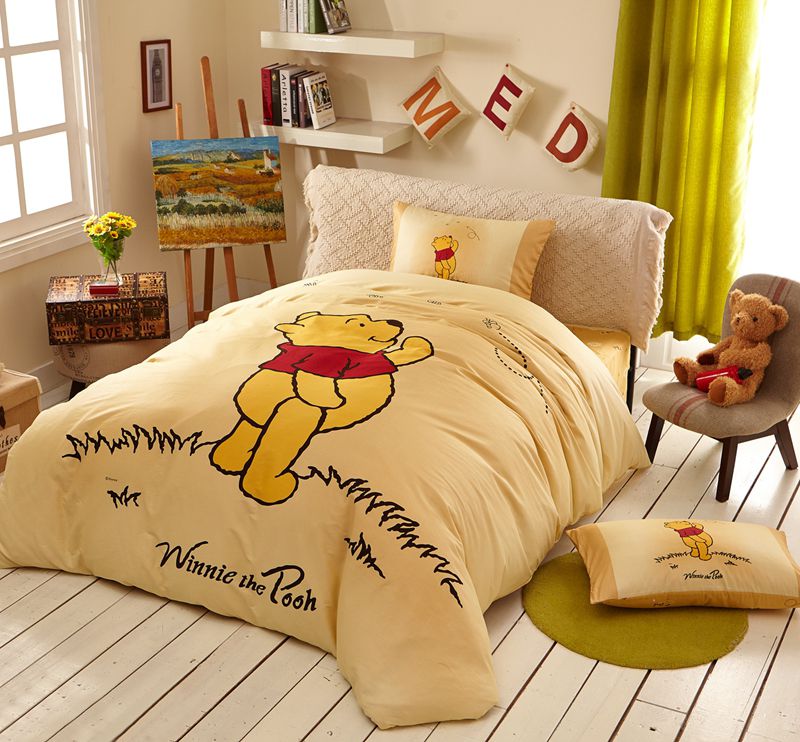 Navajowhite Color Winnie Pooh Bedding Set Ebeddingsets