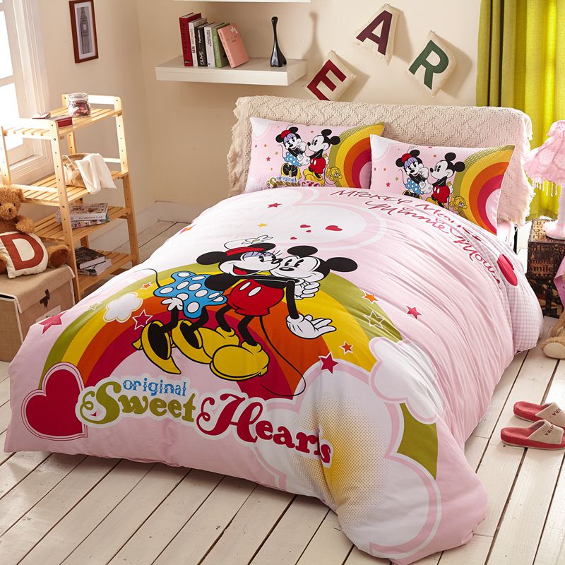 Original Sweet Hearts Mickey Minnie Bedding Set Ebeddingsets
