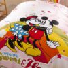 Original Sweet Hearts Mickey Minnie Bedding Set 3