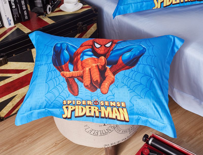 Details about   Spiderman Pillow Case Red Blue Spider Sense 
