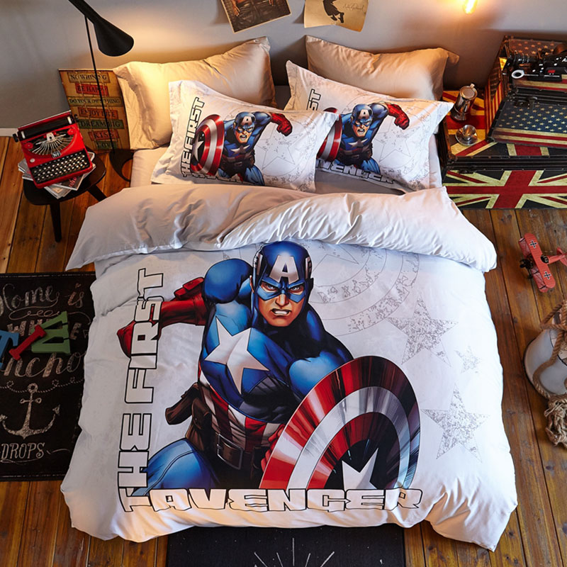 captain america bedding queen size