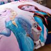 Thistle color frozen themed bedding set 2