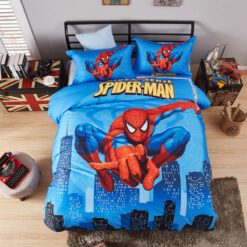 Visually Appearing Spider Man Super Hero Bedding Set