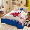 White Color Mickey Minnie Teens Bedroom Bedding Set 4