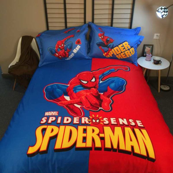 Youthful Spider Sense Spider Man Bedding Set