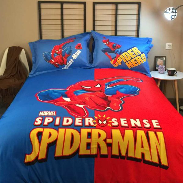 Youthful Spider Sense Spider Man Bedding Set 4