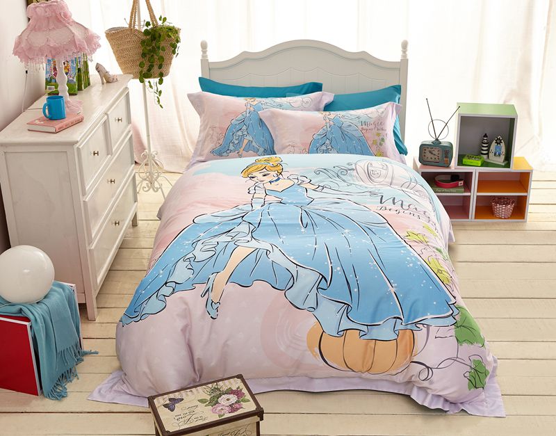 Disney Princess Cinderella Movie Themed Bedding Set Ebeddingsets