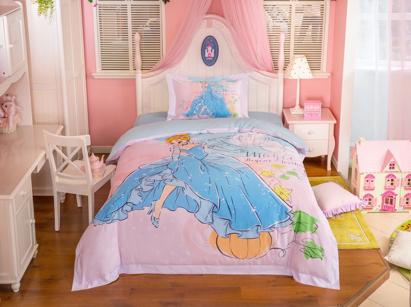 Disney Princess Cinderella Movie Themed Bedding Set