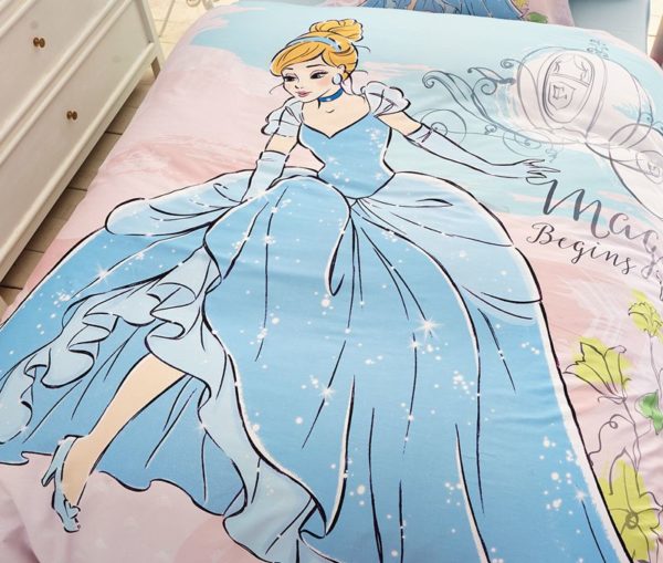 disney princess cinderella movie themed bedding set 2