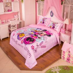Minnie Mouse and Donald Duck Bedding Set