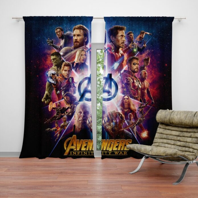 Avengers Infinity War Marvel Comic Movie Curtain