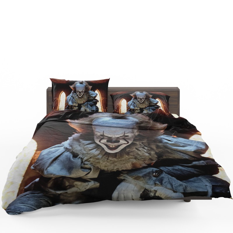 Bill Skarsgard Pennywise Clown It Bedding Set Ebeddingsets