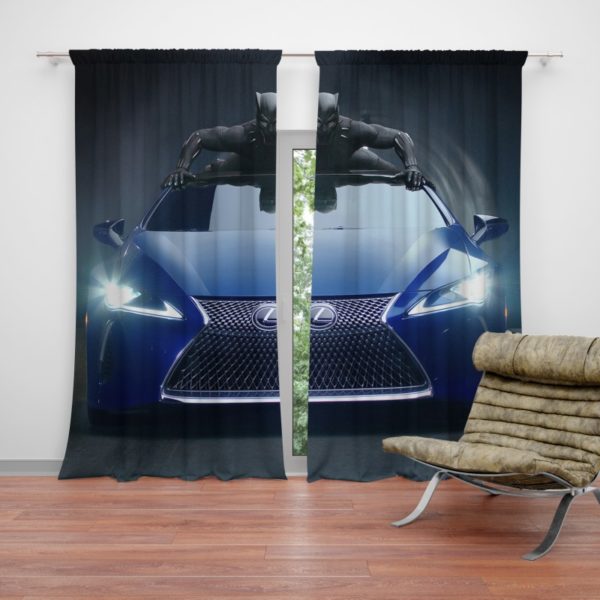 Black Panther Lexus LC Curtain