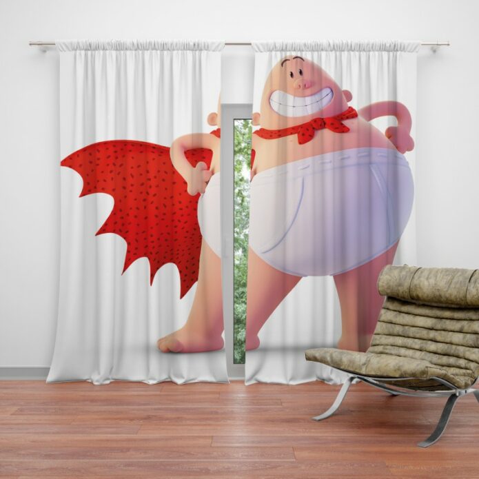 Captain Underpants Dream works Movie Curtain