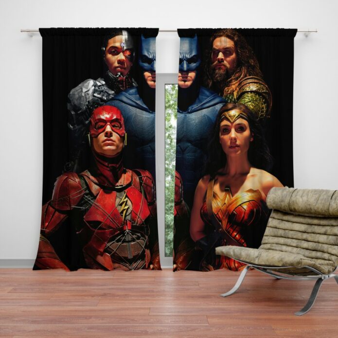 DC Comics Justice League Movie Curtain