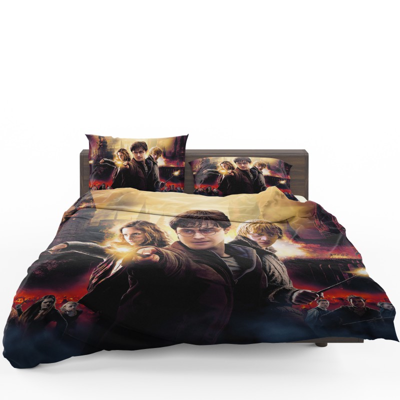 Batman Hero Harry Potter Reversible Novelty 3D Digital Bedding Set & Pillowcase 