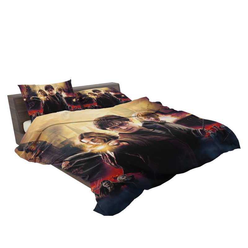 US/EU/AU Size Harry Potter 3pcs Duvet Cover Bedding Set Full Twin King Queen Sin 