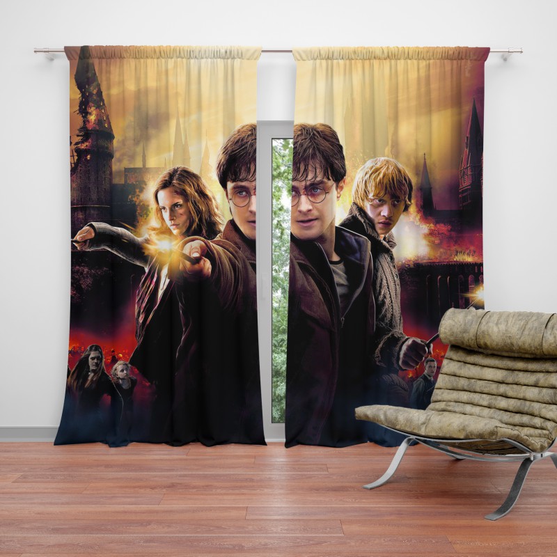 Harry Potter - Deathly Hallows, Shower Curtain