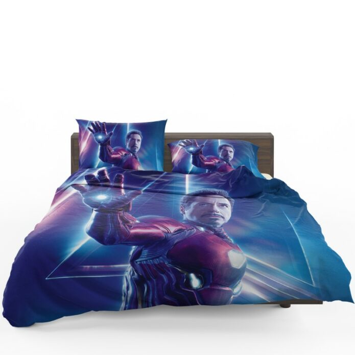 Iron Man Robert Downey Jr Tony Stark Bedding Set