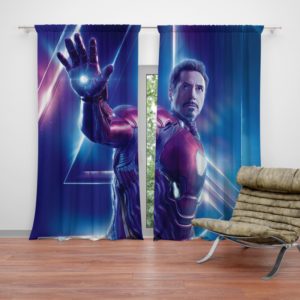 Iron Man Robert Downey Jr Tony Stark Curtain