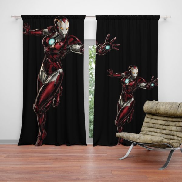 Marvel Comics Iron Woman Curtain