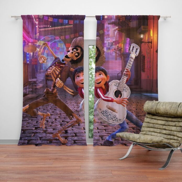 Miguel Rivera Hector Coco Disney Pixar Curtain