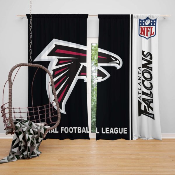 NFL Atlanta Falcons Bedroom Curtain